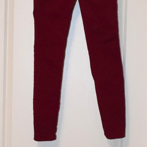 No Boundaries Junior Size 3 Burgundy - Picture 4 of 8